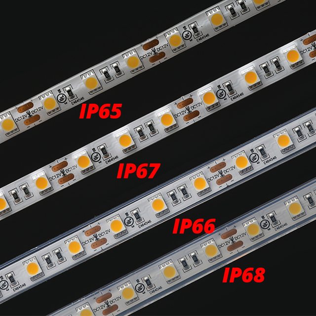 Двухрядная светодиодная лента IP68 с изменением цвета